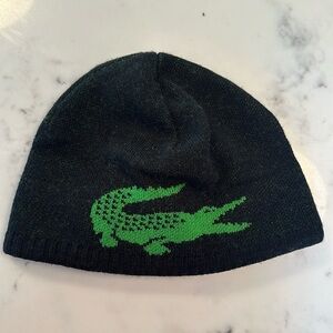 Lacoste Black Hat with Logo